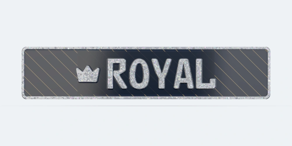 Royal Garage dekoratif plaka