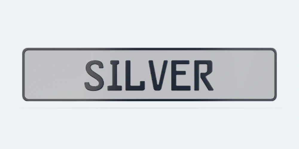 Silver Line dekoratif plaka