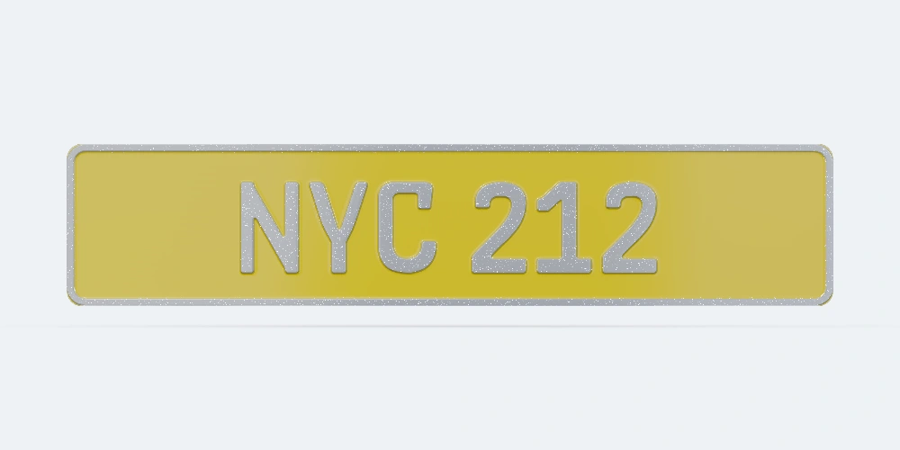 Yellow Cab dekoratif plaka